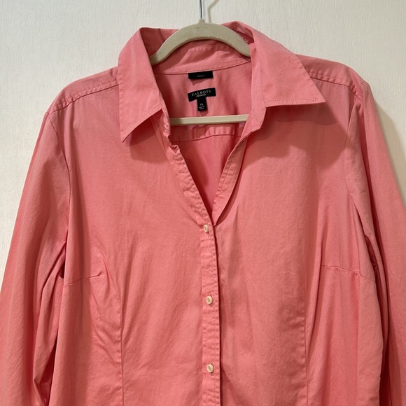 TALBOT WOMENS BUTTONED DOWN  BLOUSE STRECH SZ XL - Picture 5 of 12